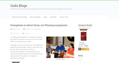 Desktop Screenshot of godsblogs.com